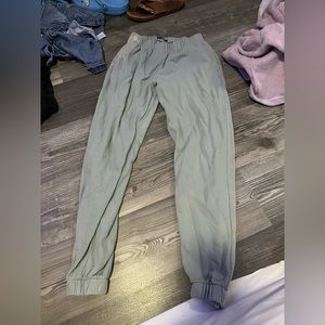 brandy melville green sweatpants